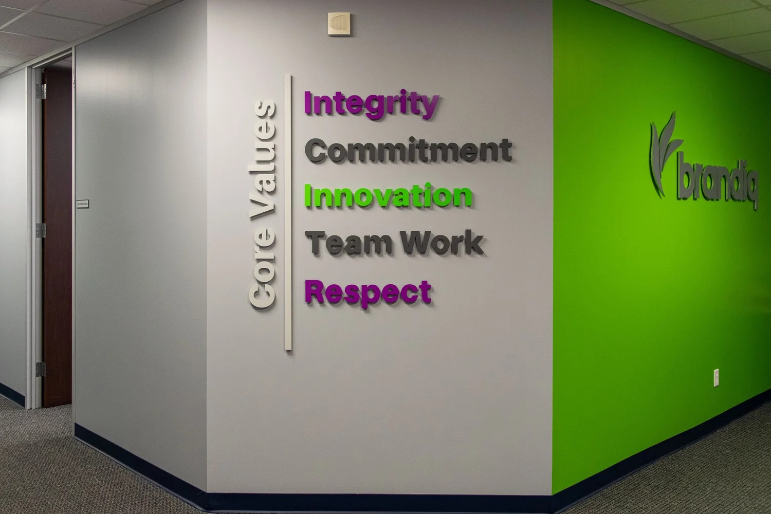 Acrylic Innovation Wall Signage