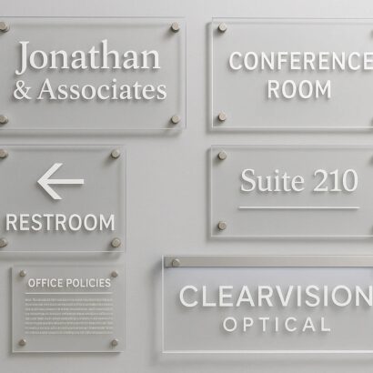 Acrylic Digital Office Signage