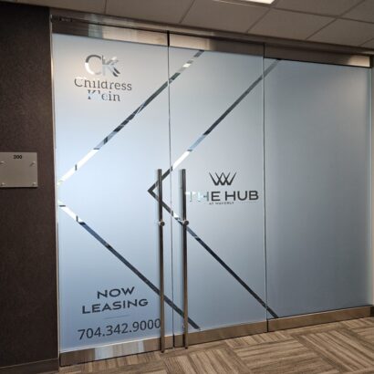 Frosted Glass Vinyl Printing