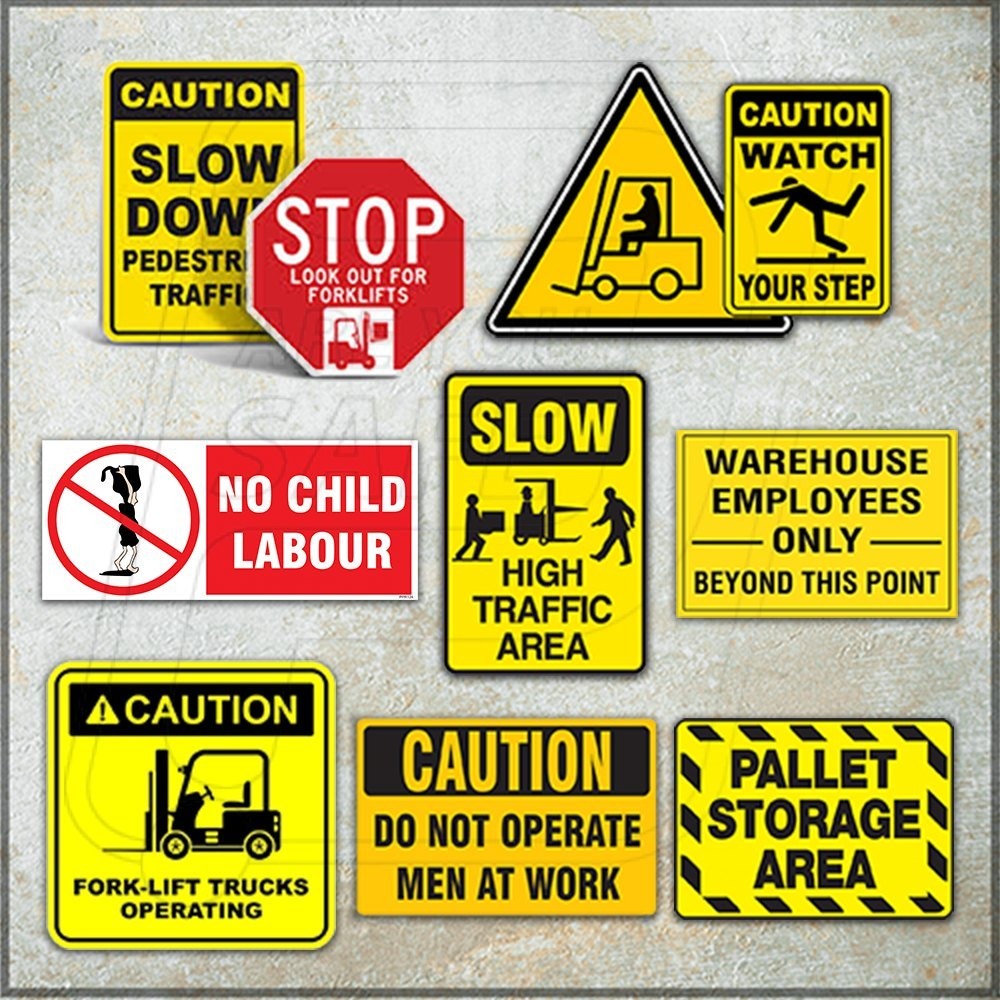 Safety Instruction Vinyl