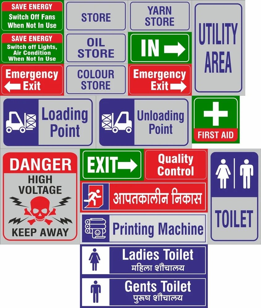 Acrylic Safety Sign Board - Image 7
