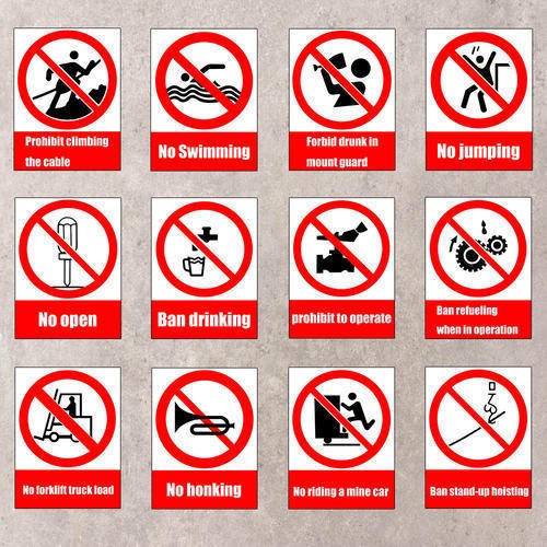 Acrylic Safety Sign Board - Image 9