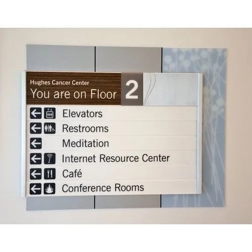 Acrylic Wayfinding Signage