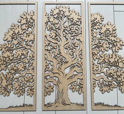 CNC Cut MDF Panel