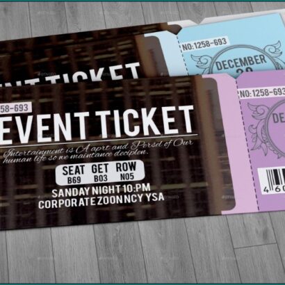 Event Visitor ID Card