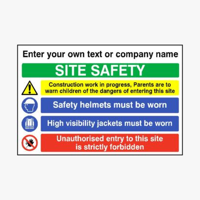Custom Safety Sign