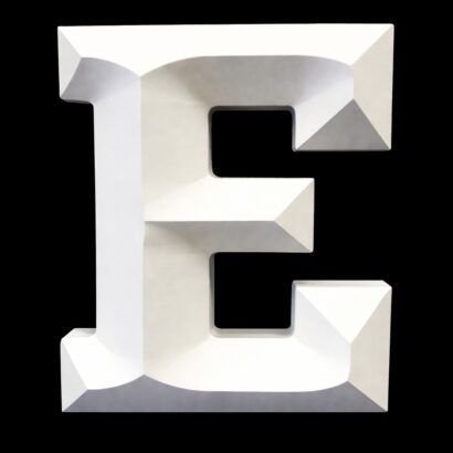 3D Engraving letter